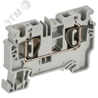 ARMAFIX Клемма пружинная CX6 6мм2 проходная серая IEK
