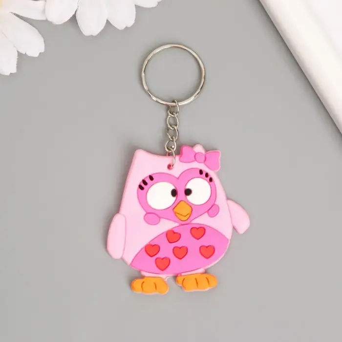 Брелок резина Брелок резина "Совёнок в скорлупе" 5х4 см