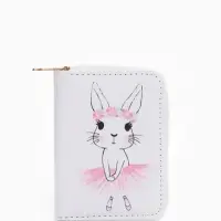 Кошелёк на молнии Выбражулька &laquo;Зайка&raquo;, белый