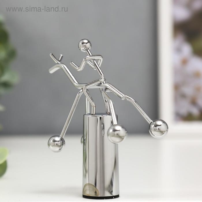 Маятник металл Маятник металл "Человечек на коне" 11,5х9,5х5 см