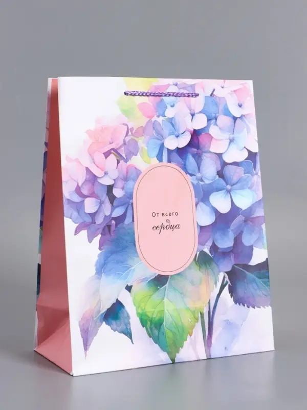 Пакет подарочный &laquo;Цветочные мелодии&raquo; ламинированный 26 х 12 х 32 см