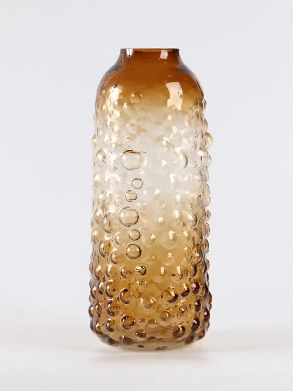 Ваза «Беттино», 30×11 см, стекло, коричневая