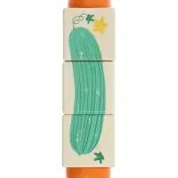 Кубики деревянные на оси «Овощи» , 3 кубика Кубики деревянные на оси «Овощи» , 3 кубика