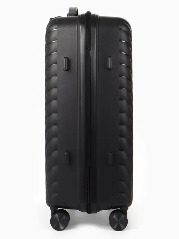 Чемодан на колёсах, 24", кодовый замок, 40&times;24&times;65 см, чёрный