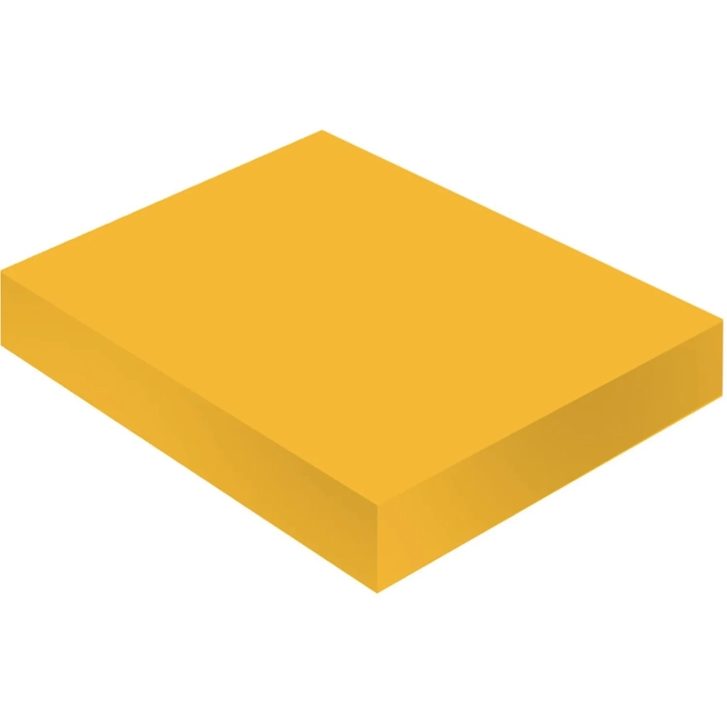 Стикеры Attache с клеев. краем 76х51, неон, оранж. 100л