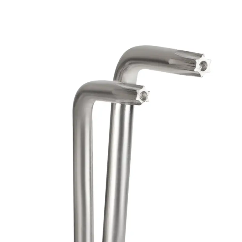 Набор ключей торцевых изогнутых TORX МИНИ с отверстием 8 предметов (T5-T20) AVS TXL-8H