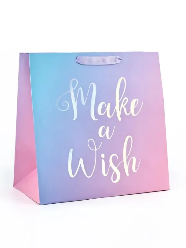 Пакет ламинированный &laquo;Волшебный день&raquo;, тиснение, 27&times;27&times;15 см