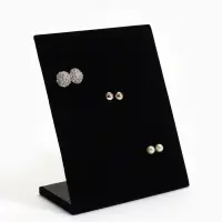 Подставка под серьги на 30 пар QF, 5 рядов, 20&times;10&times;24 см, чёрная