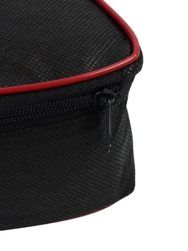 Сумка дорожная, ручная, 20&times;5&times;22.5 см, PVC, черная