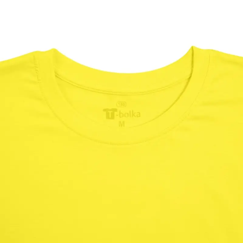 Футболка унисекс T-bolka 140, желтая, размер S Футболка унисекс T-bolka 140, желтая, размер S