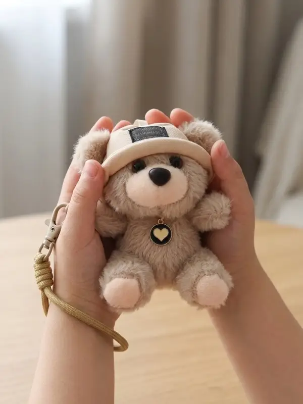 Мягкая игрушка на подвесе &laquo;Мишка в панаме&raquo; 10 см
