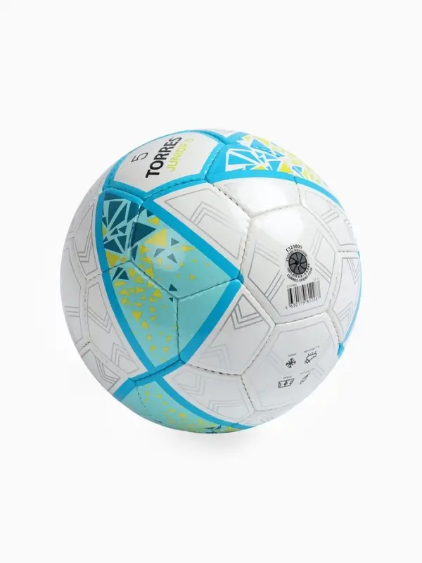 Футбольный мяч TORRES Junior-5, F323805, ручная сшивка, 32 панели, р. 5, PU