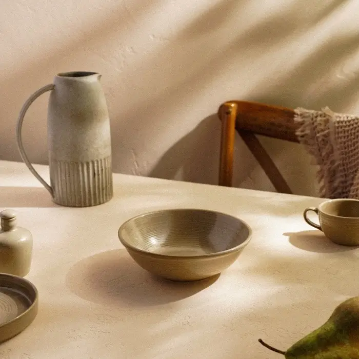 Салатник SL Home &laquo;Песчаный бриз&raquo;, 1 л, фарфор, бежевый