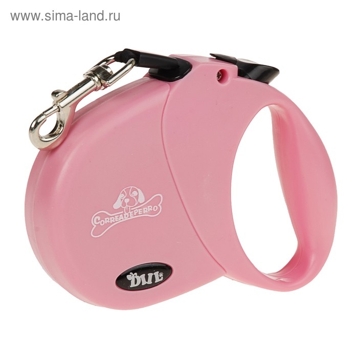 Рулетка DIIL, 4 м, до 20 кг, лента, розовая Рулетка DIIL, 4 м, до 20 кг, лента, розовая