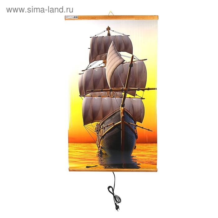 Обогреватель  Обогреватель "Домашний очаг" Корабль, инфракрасный, 500 Вт, 15 м²