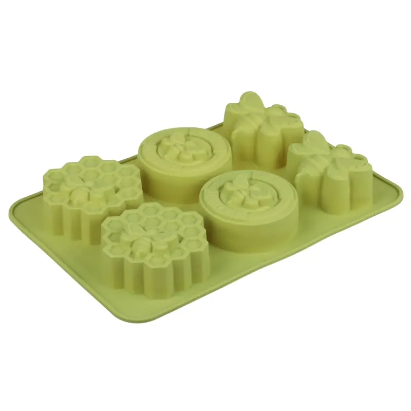 VETTA Форма силиконовая 6 ячеек, 25,5x17,5x3,0см "Медовая"