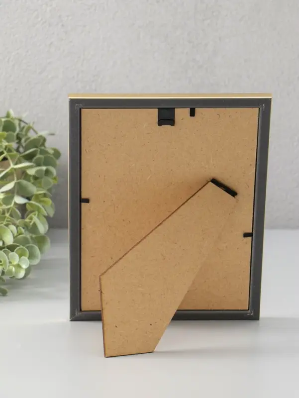 Фоторамка для фото 15х21 см "Oframe", пластик, золото, (пластиковый экран)