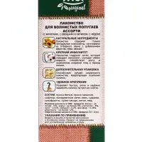 Лакомство Triol для волнистых попугаев, ассорти, 3 шт., 80 г