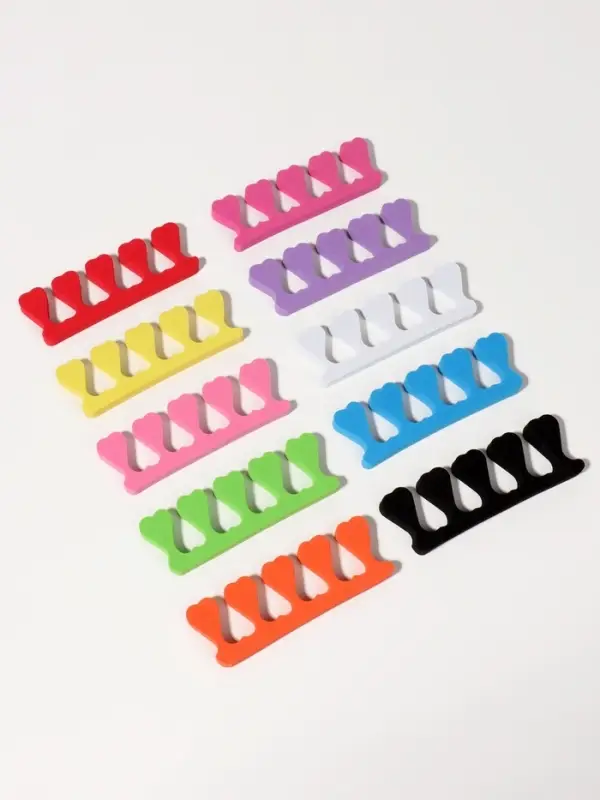 Набор разделителей для пальцев &laquo;Сердца&raquo;, 100 пар, МИКС