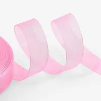 Лента капроновая, 20 мм, 20&plusmn;1 м, светло-розовая№04
