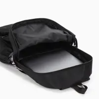 Рюкзак школьный для мальчика, 1 отделение, 5 карманов, с рисунком, 31&times;14&times;45 см, чёрный