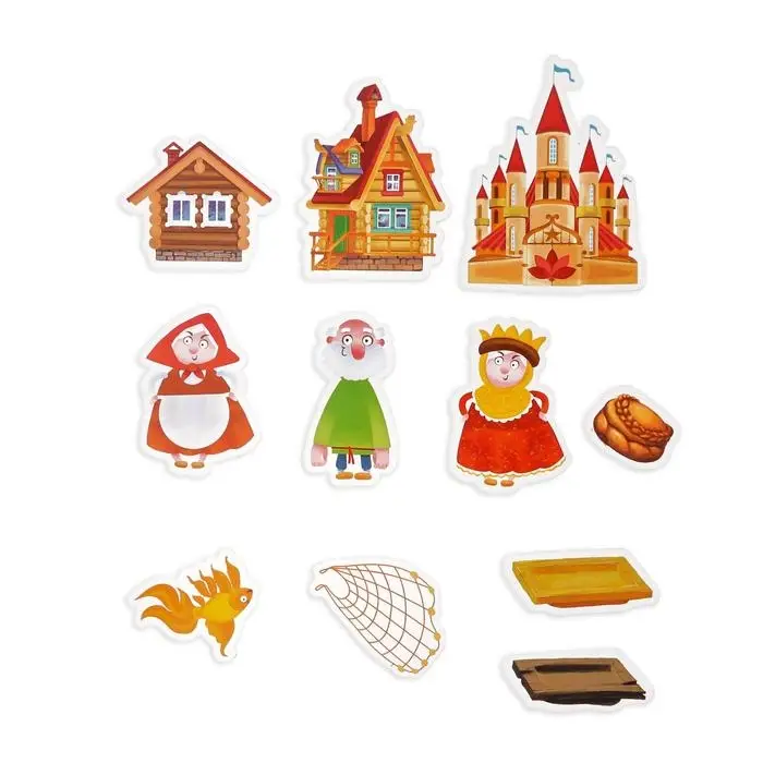 Магнитный детский театр по мотивам сказки «Сказка о рыбаке и рыбке» Магнитный детский театр по мотивам сказки «Сказка о рыбаке и рыбке»