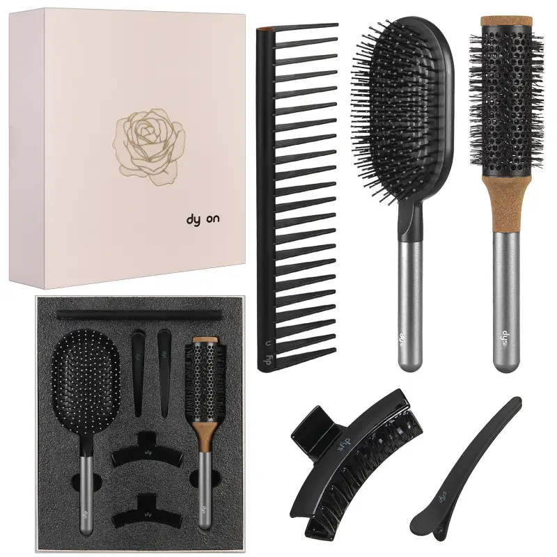 Набор расчесок 6 в 1 Серебро (10шт/кор)