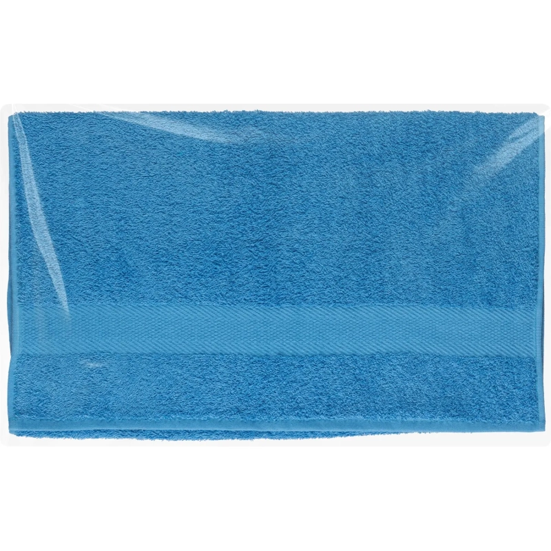 Набор полотенец махровых бордюр 440 г/м2, 40х70 ярко-голубой, 10шт