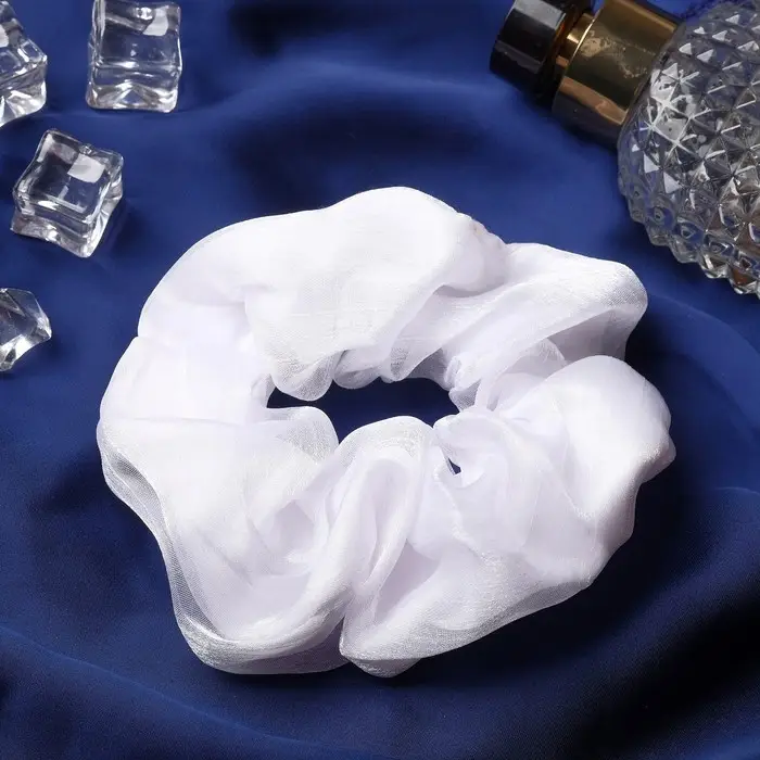 Резинка для волос Резинка для волос "Орбита" нежность классика, 11 см, белый