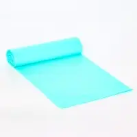 Мешки для мусора в рулоне ПСД 100 л, бирюзовые, 18 мкм 10 шт. 65&times;90 см