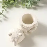 Шкатулка с крышкой для украшений &laquo;Медведь&raquo;, 11&times;7 см, гипс