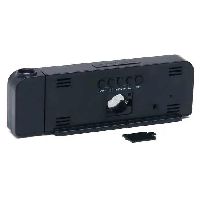Часы - будильник электронные, настольные, USB, с проекцией на потолок, термометр, календарь