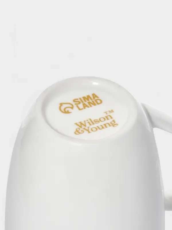 Кружки WY Venecia, 400 мл, набор 2 шт., фарфор, белые