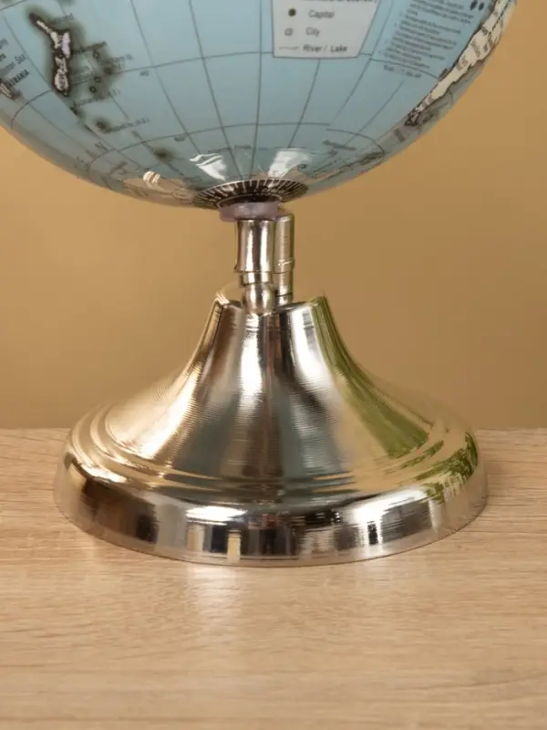 Глобус сувенирный, 18×15×26 см, подставка металл