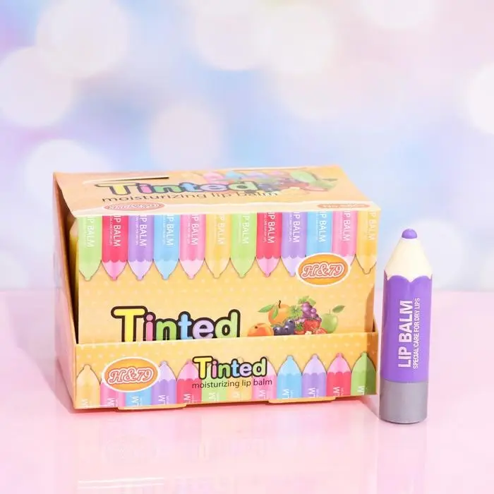 Бальзам для губ бесцветный, микс цветов и ароматов Бальзам для губ бесцветный, микс цветов и ароматов