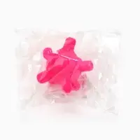 Игрушка для собак с пищалкой &laquo;Мячик, шипы&raquo;, 5 см, фуксия