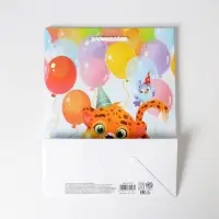 Пакет подарочный ламинированный, упаковка, &laquo;С Днём рождения&raquo;, MS 18 х 23 х 8 см