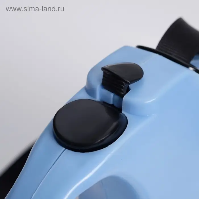 Рулетка DIIL, 4 м, до 20 кг, лента, голубая