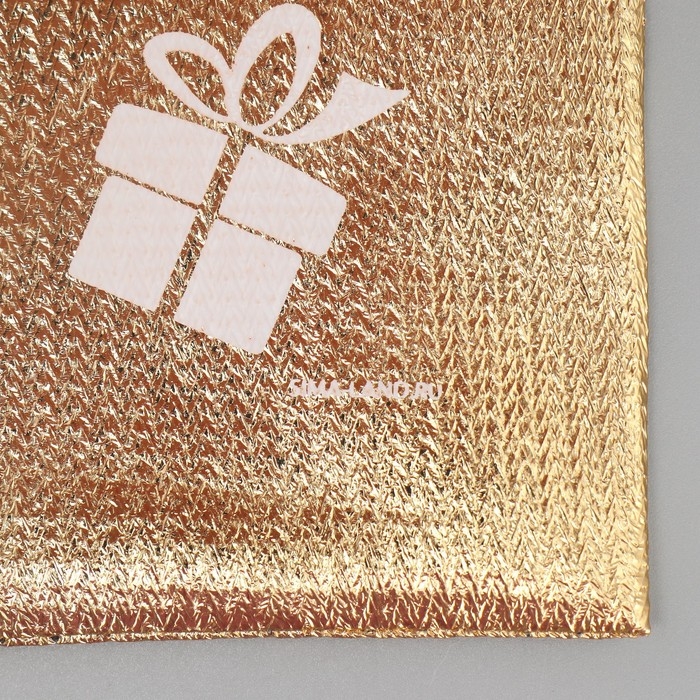 Мешочек подарочный парча «Желания исполняются», 16 х 24 см +/- 1.5 см, Новый год Мешочек подарочный парча «Желания исполняются», 16 х 24 см +/- 1.5 см, Новый год