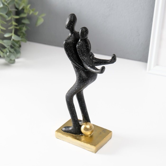 Сувенир полистоун Сувенир полистоун "Как за каменной стеной" чёрный 6х10,5х25 см