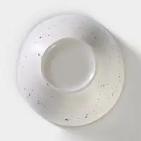 Салатник Хорекс Punto bianca, 600 мл, d=15 см, фарфор, белый