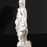 Фигура "Моцарт" 15х7 см , белый с позолотой