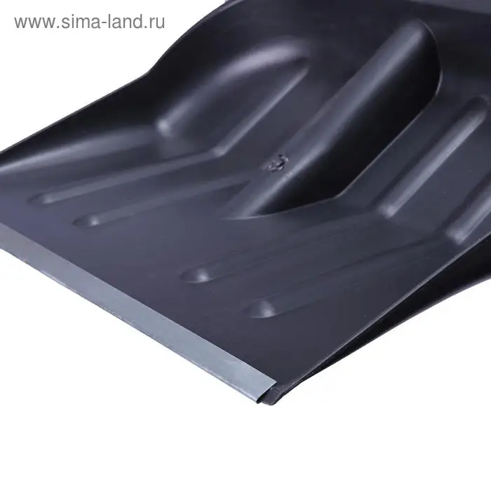 Ковш лопаты пластиковый, 360 × 410 мм, с оцинкованной планкой, тулейка 32 мм