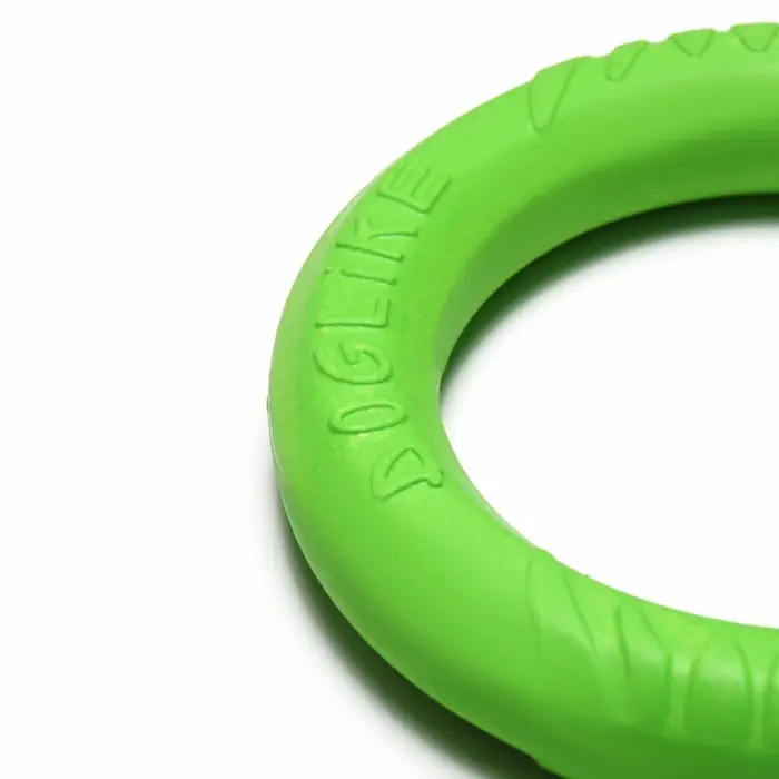 Кольцо &laquo;ДогЛайк&raquo; D-5195, 8-мигранное, миниатюрное, d=16.5 см, зелёное