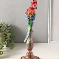 Фигура полистоун "Попугай" 33х12х12 см