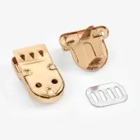 Застёжка для сумки, 2.5&times;3.1 см, цвет золотой