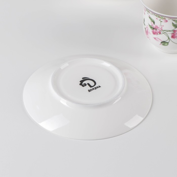 Сервиз фарфоровый чайный Доляна «Бланко», 12 предметов: 6 чашек 220 мл, 6 блюдец d=14 см Сервиз фарфоровый чайный Доляна «Бланко», 12 предметов: 6 чашек 220 мл, 6 блюдец d=14 см