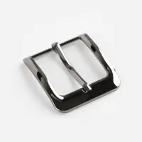 Пряжка для ремня, 5.5&times;5.2 см, 40 мм, цвет чёрный никель