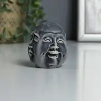 Фигурка &laquo;Многоликий Будда&raquo;, мраморная крошка, 6 см