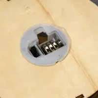 Ёлочная игрушка &laquo;Шар со свечками&raquo;, 10&times;10&times;3 см, от батареек, свечение тёплое белое